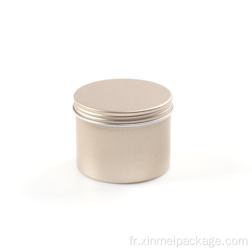 Tin en aluminium de 4 oz de couleur pour pots de bougies
